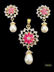 AD-Studded Jewellery Set - VBS22