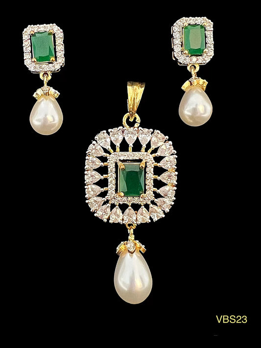 AD-Studded Jewellery Set - VBS23