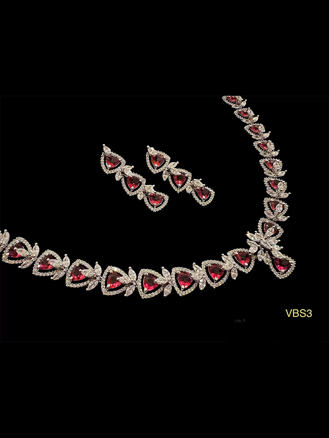 AD-Studded Jewellery Set - VBS3