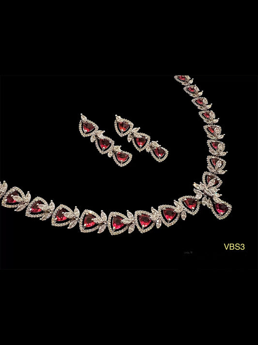 AD-Studded Jewellery Set - VBS3