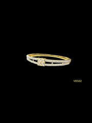 AD-Studded Handcrafted Bangle Style Bracelet - VBS62