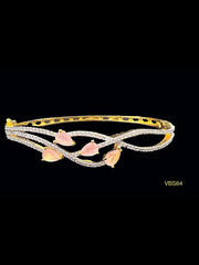 AD-Studded Handcrafted Bangle Style Bracelet - VBS64