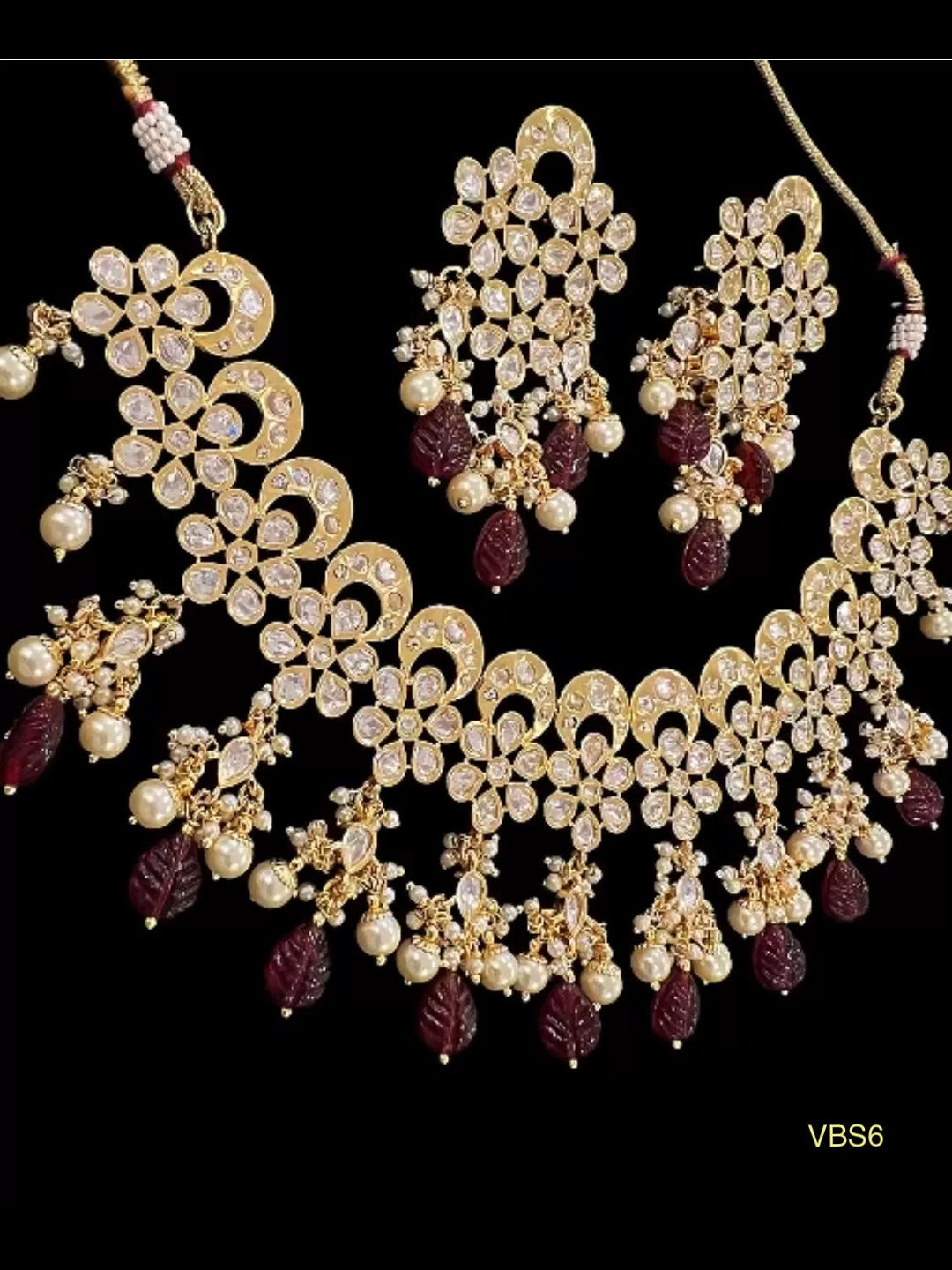 AD-Studded Jewellery Set - VBS6