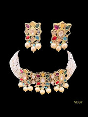 AD-Studded Jewellery Set - VBS7