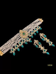 AD-Studded Jewellery Set - VBS8