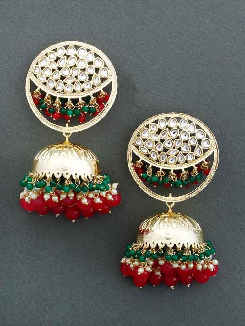 Subhadr Ruby Jhumkis