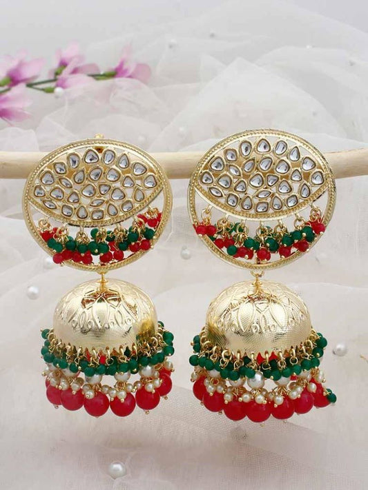 Subhadr Ruby Jhumkis