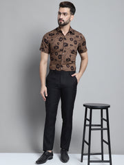 Men's Floral Printed Formal Shirt