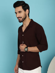 Lapel Collar Casual Shirt