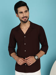 Lapel Collar Casual Shirt