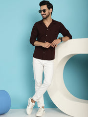 Lapel Collar Casual Shirt