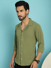 Lapel Collar Casual Shirt