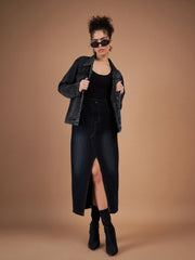 Women Denim Regular Jacket