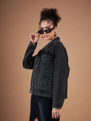 Women Denim Regular Jacket