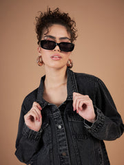 Women Denim Regular Jacket