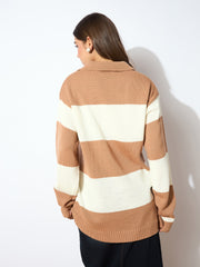 Women Polo Neck Sweater