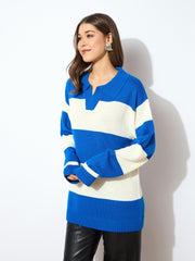 Women Polo Neck Sweater