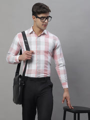 Men's Pure Cotton Checked Formal Shirts