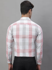 Men's Pure Cotton Checked Formal Shirts