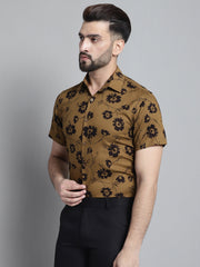 Men's Floral Printed Formal Shirt