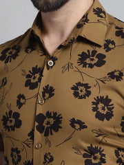 Men's Floral Printed Formal Shirt