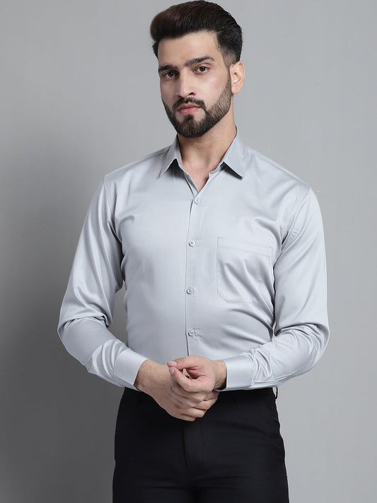 Men's Cotton Solid Formal Shirt