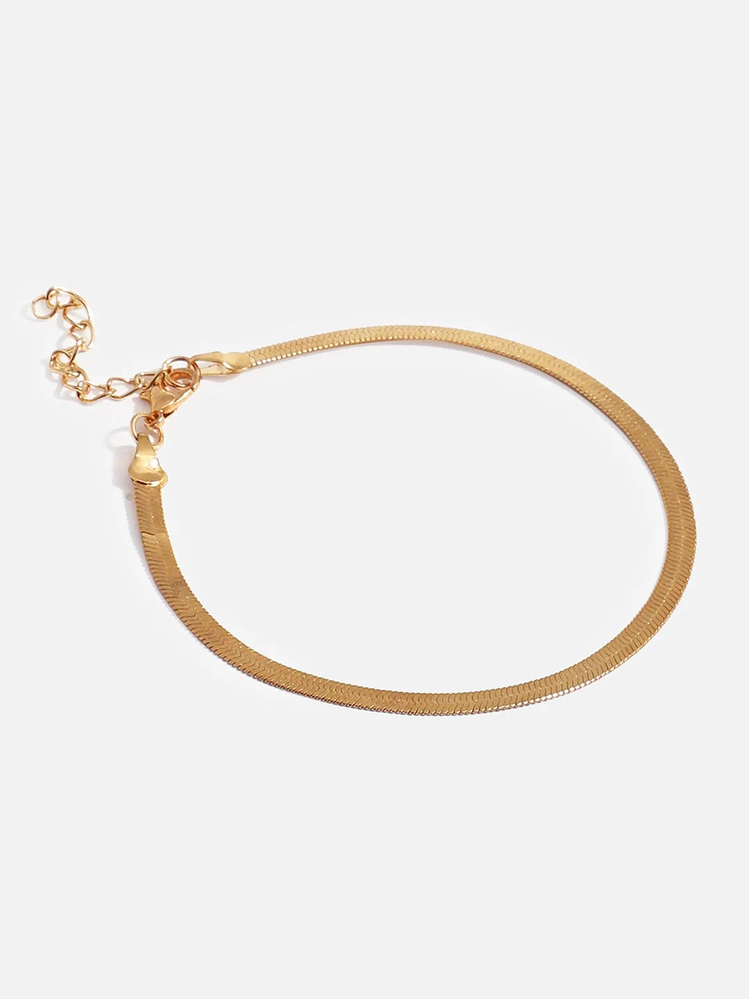 3 Piece Gold Plated Casual Designer Anklet