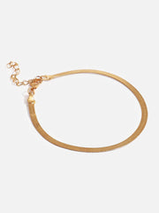 3 Piece Gold Plated Casual Designer Anklet