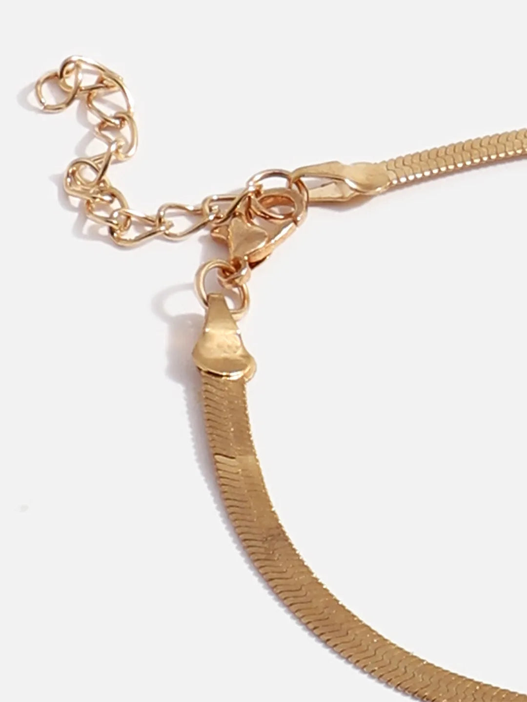 3 Piece Gold Plated Casual Designer Anklet