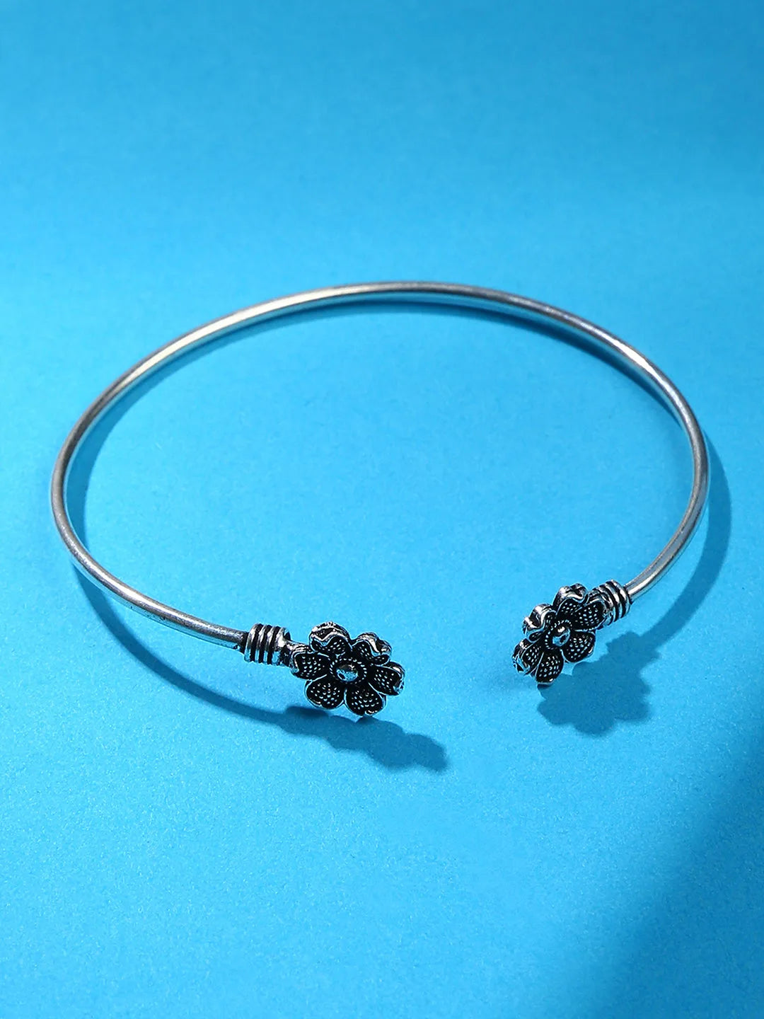 Silver Plated Slip-On Bracelet