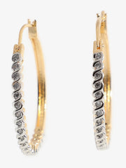 Gold-Plated Hoop Earrings