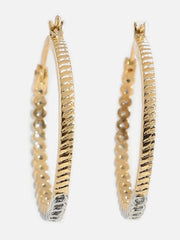 Gold-Plated Hoop Earrings