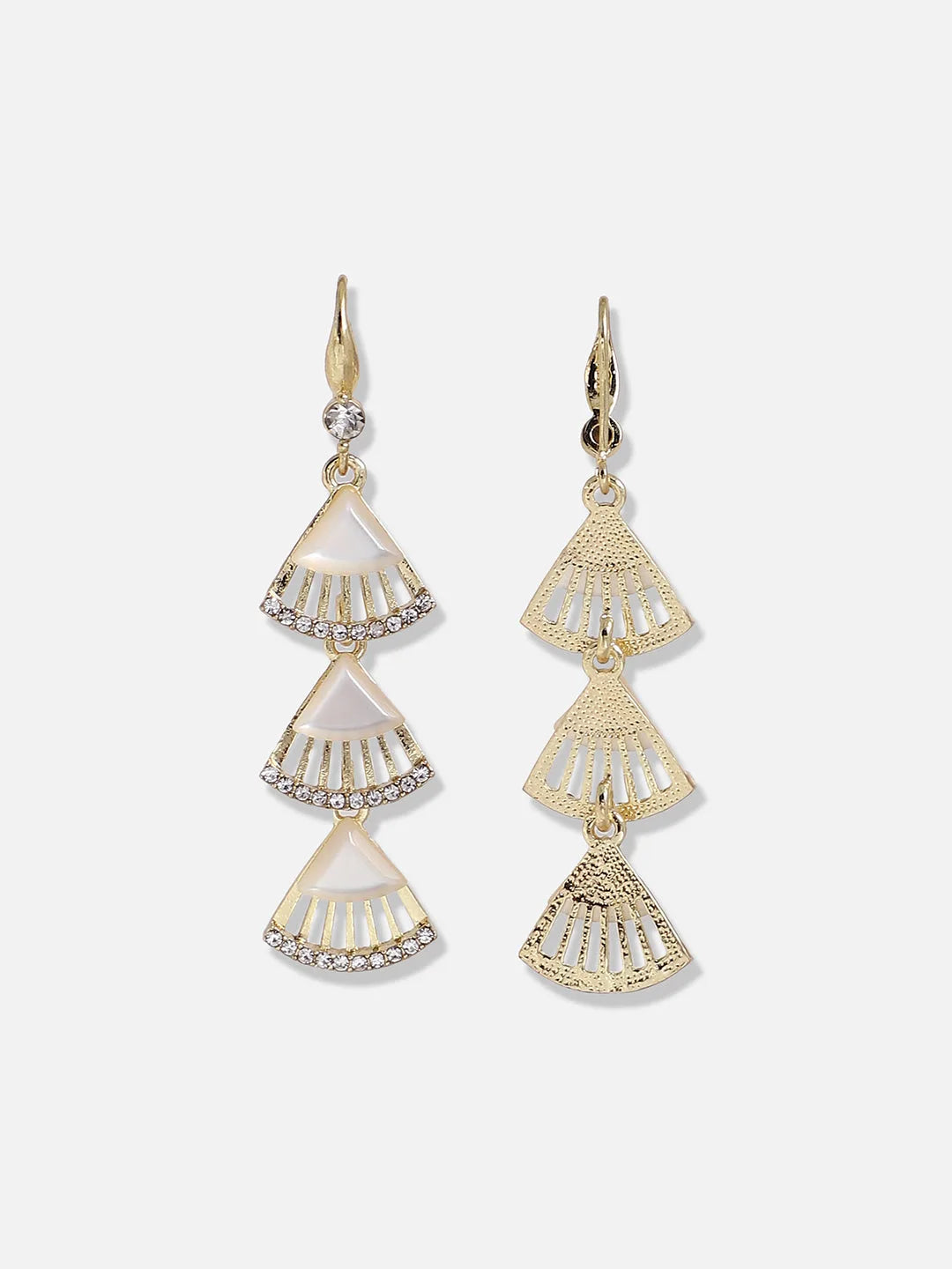 Gold Plated Designer Casual Drop Earring