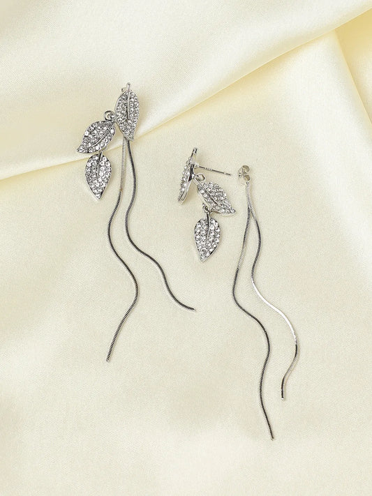 Silver Plated Designer Casual Drop Earring