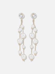 Gold Plated Pearls Casual Drop Earring