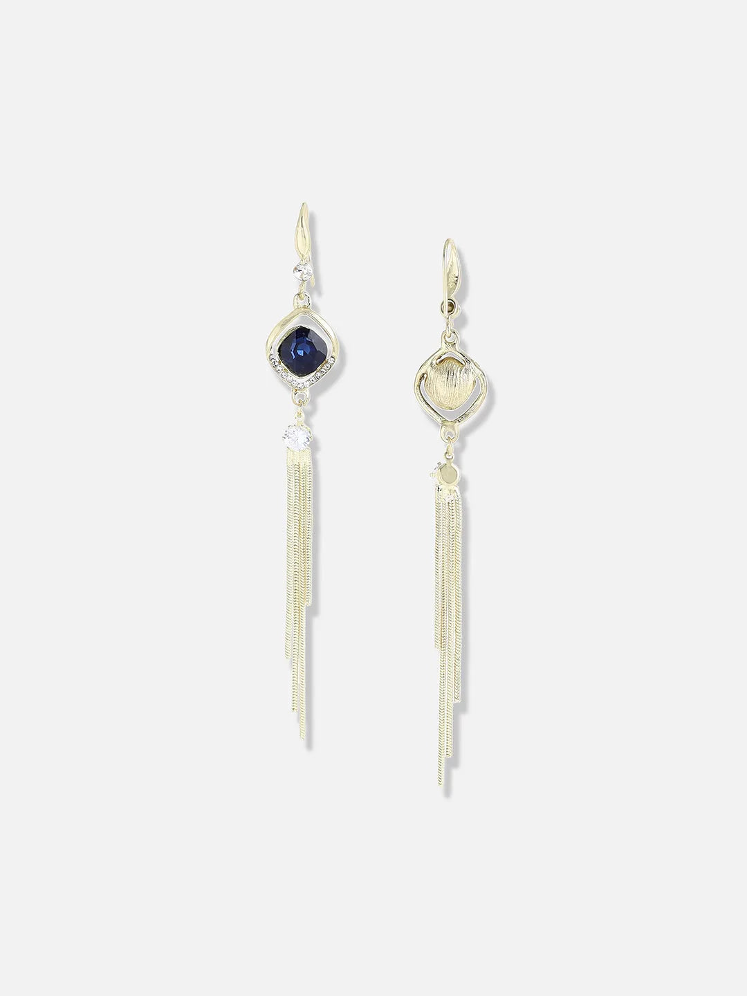 Gold Plated Designer Stone Casual Drop Earring