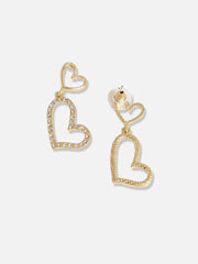 Gold Plated Designer Stone Casual Drop Earring