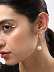 Silver Plated Pearls Casual Drop Earring