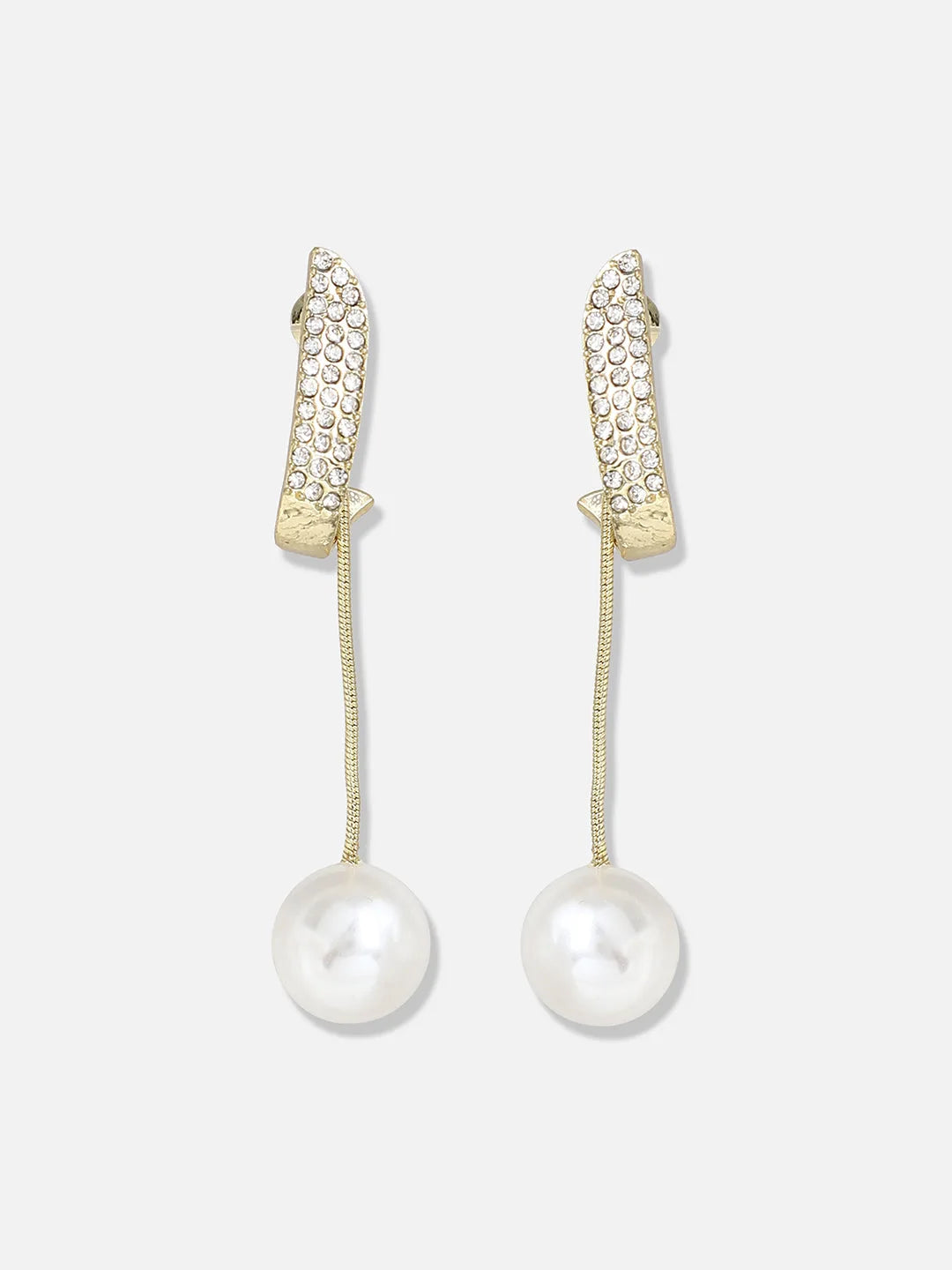 Silver Plated Pearls Casual Drop Earring