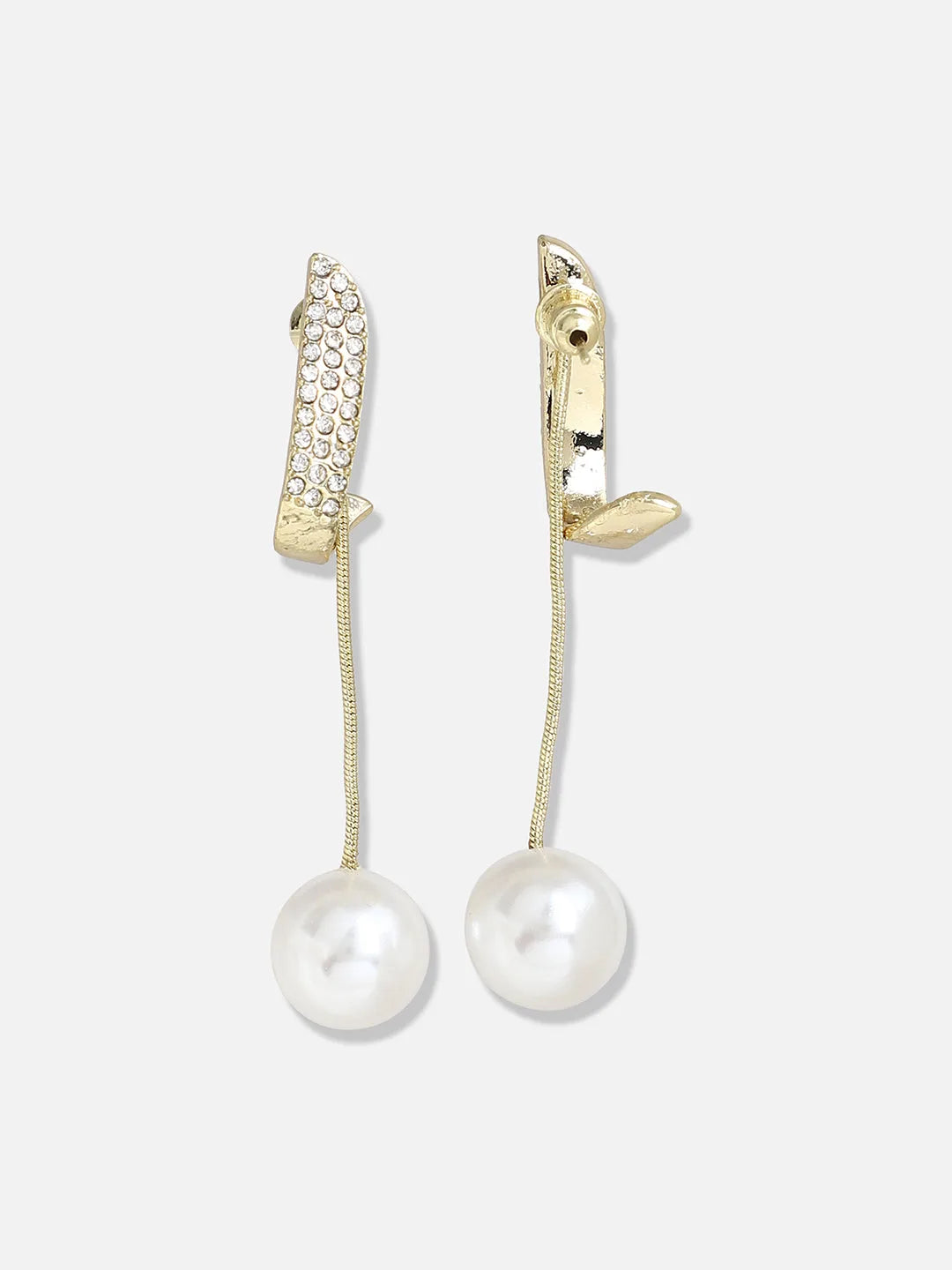 Silver Plated Pearls Casual Drop Earring