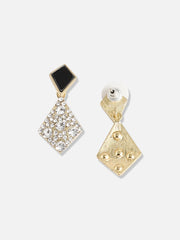 Gold Plated Designer Stone Casual Drop Earring