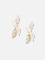 Silver Plated Designer Stone Party Drop Earring