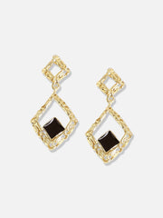 Gold Plated Designer Stone Party Drop Earring