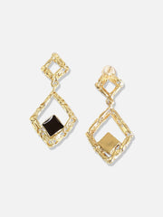 Gold Plated Designer Stone Party Drop Earring