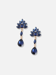 Gold Plated Designer Stone Party Drop Earring