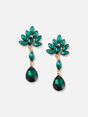 Gold Plated Designer Stone Party Drop Earring