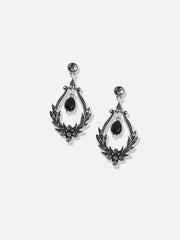 Silver Plated Designer Stone Party Drop Earring