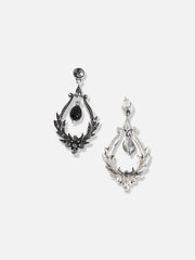 Silver Plated Designer Stone Party Drop Earring