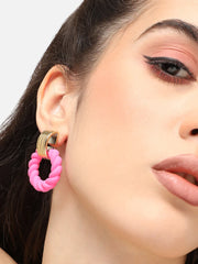 Gold Plated Party Designer Drop Earring