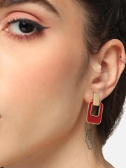 Gold Plated Party Designer Drop Earring